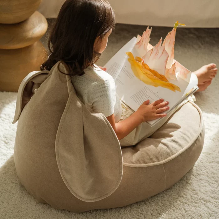 Wigiwama Bunny Beanbag Kindersitzsack | Dusty Beige – Bild 4