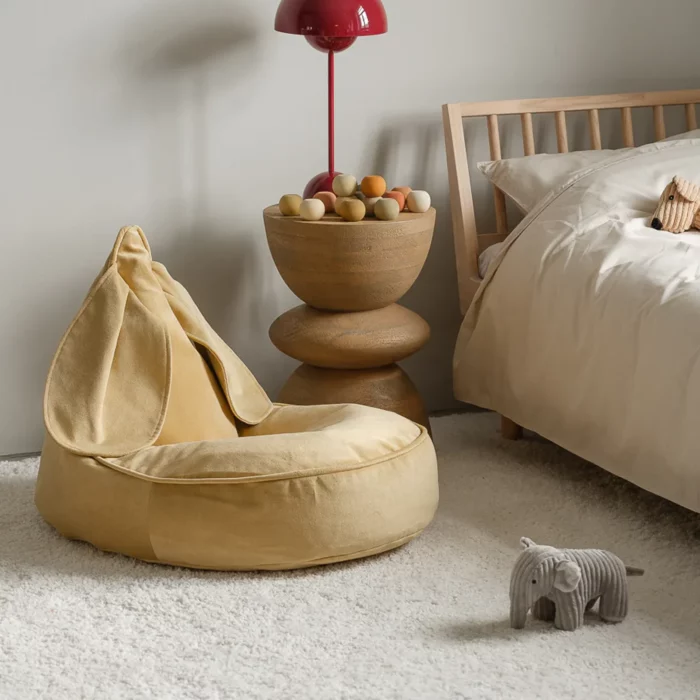 Wigiwama Bunny Beanbag Kindersitzsack | Salted Caramel – Bild 2