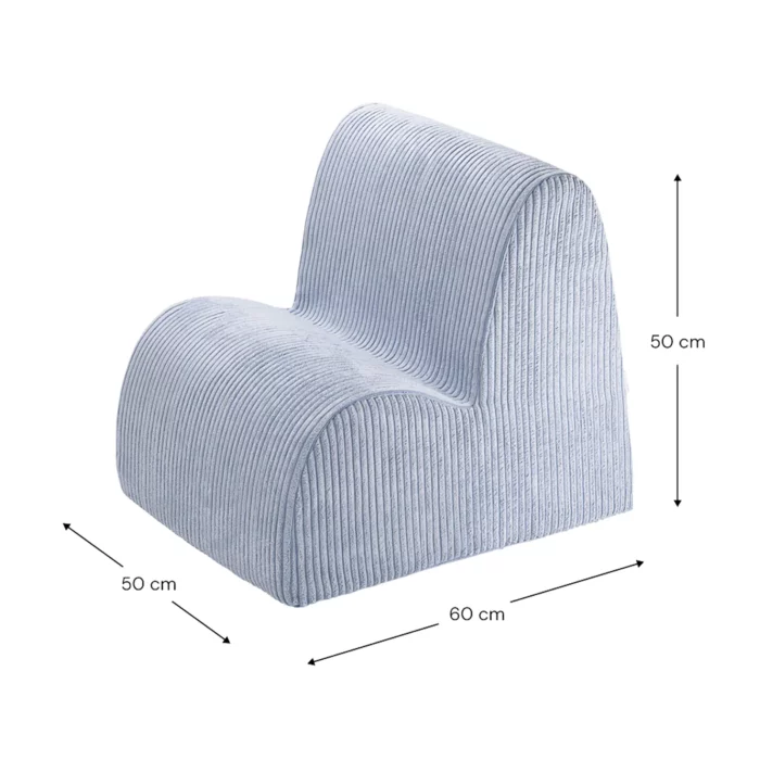 Wigiwama Kindersessel Cloud Chair | Blueberry Blue – Bild 5