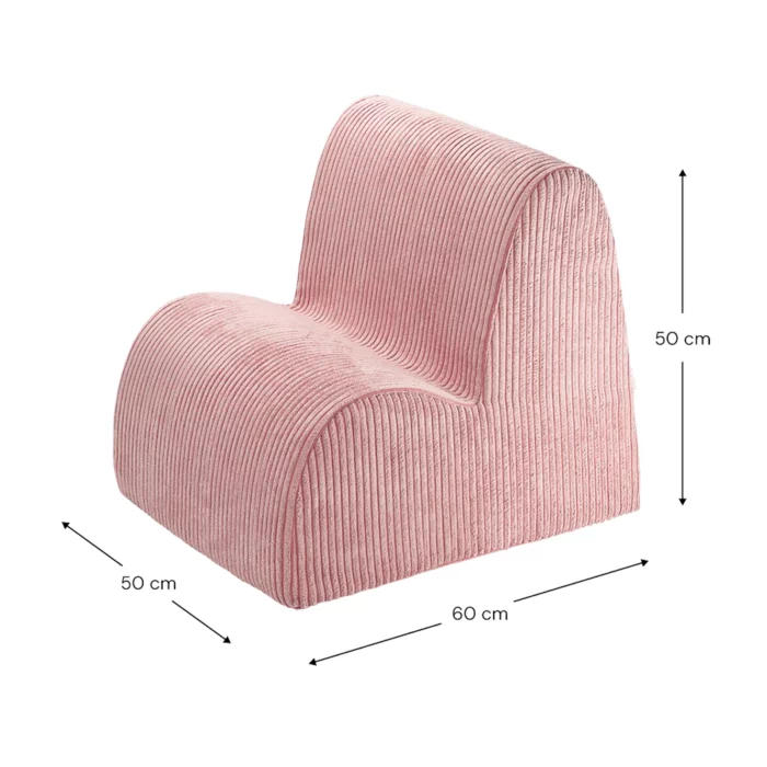 Wigiwama Kindersessel Cloud Chair | Pink Mousse – Bild 6