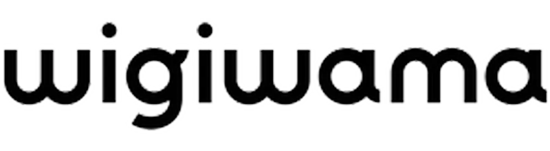 Das Logo zeigt den Text „wigiwama“ in Kleinbuchstaben, fett und in schwarzer Schrift auf weißem Hintergrund.